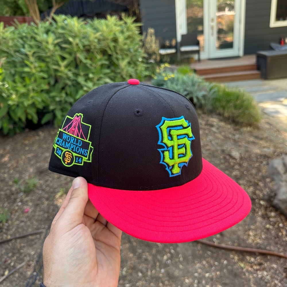 ⚾️New Era 59Fifty Fitted Hat 7 1/2 MLB MLB San Francisco Giants Hat Club Ltd🧢🌉